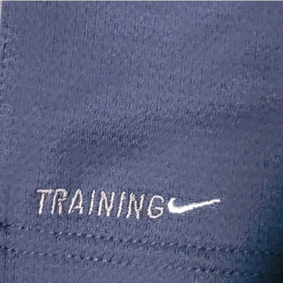 Nike Men's Training Moisture Control Polo Blue and Gray Shirt Size Large - Picture 2 of 4
